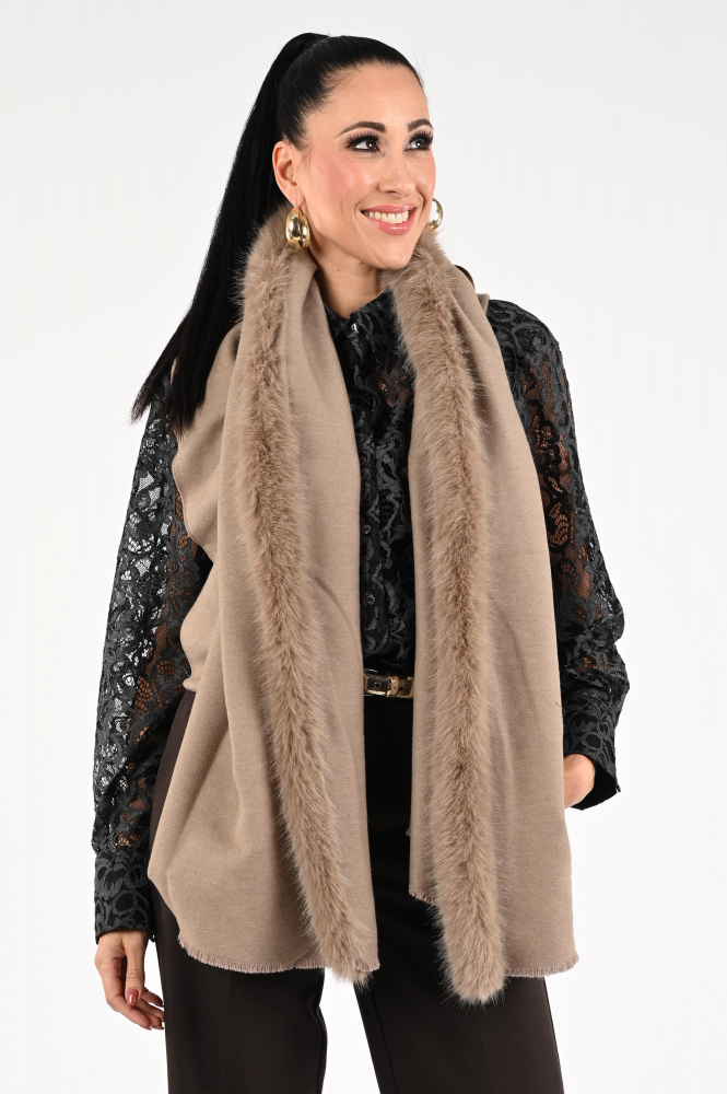 Fraas 631206 Sjaal Beige
