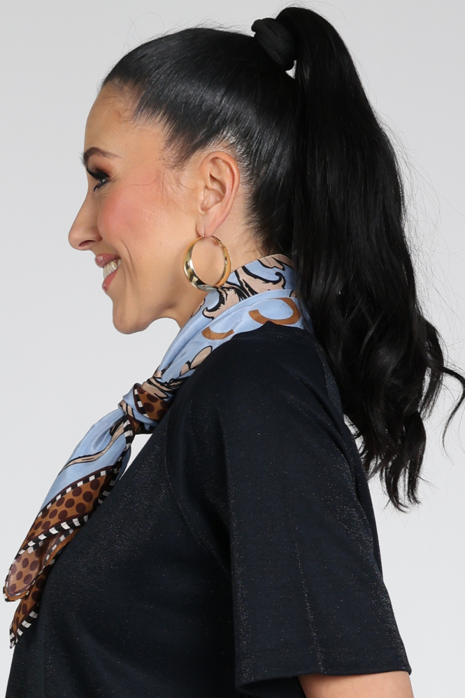 Summum 8s1077-8608 Sjaal Blauw