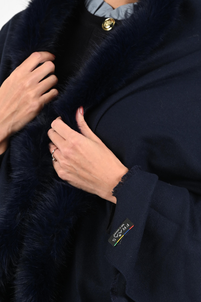 Fraas 631206 Sjaal Blauw