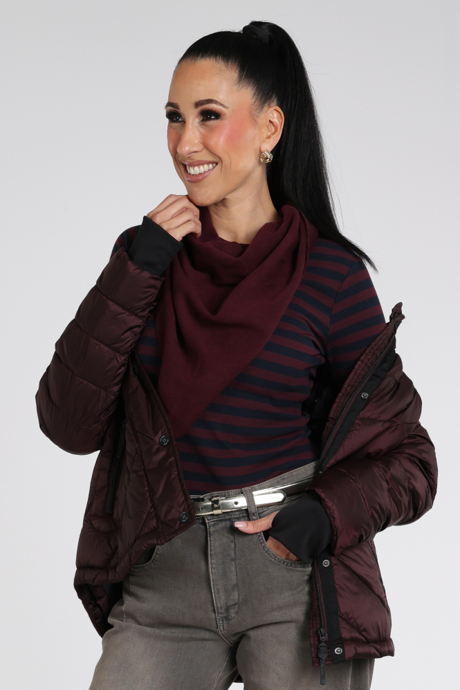 Penn & Ink W26B442 Sjaal Rood