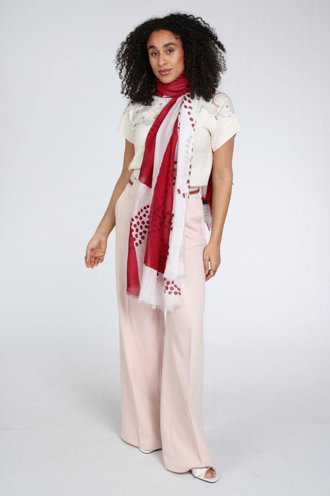 Caroline Biss 1002 Sjaal Rood