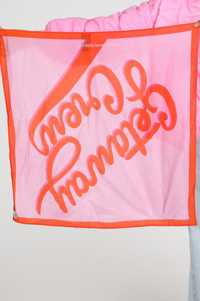 Pom Amsterdam SP9606 Sjaal Roze