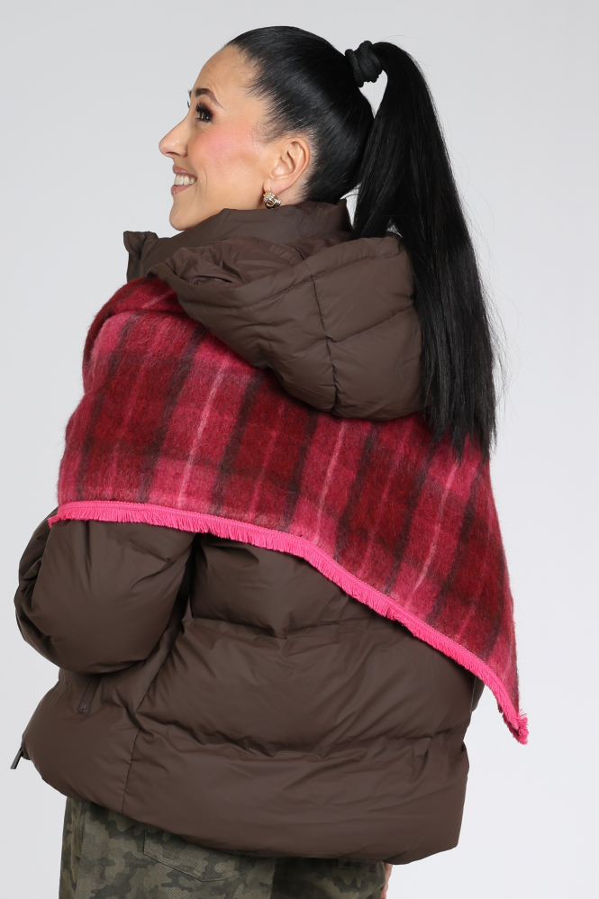Pom Amsterdam SP9705 Hero Sjaal Rood
