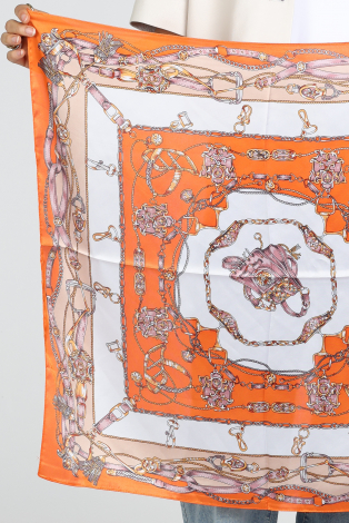 Ornella shawl Oranje