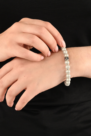 Magic Pearl perlen coconut Wit