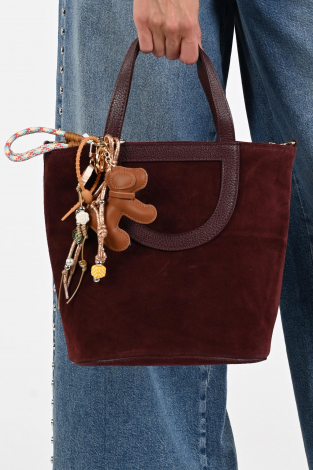 Ornella sleutelhanger Bruin