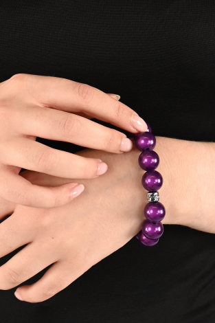 Magic Pearl perlen berry Paars