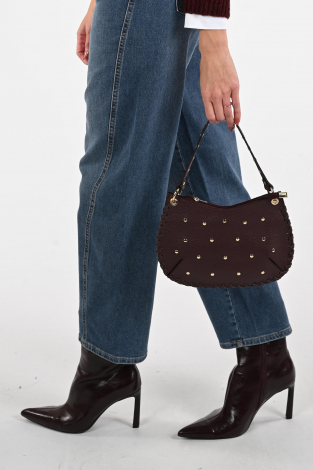 Ornella leder tas Paars