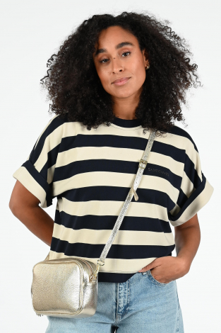 Ornella leder tas Goud