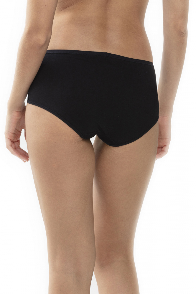 MEY 29817 superfine organic Slips Zwart