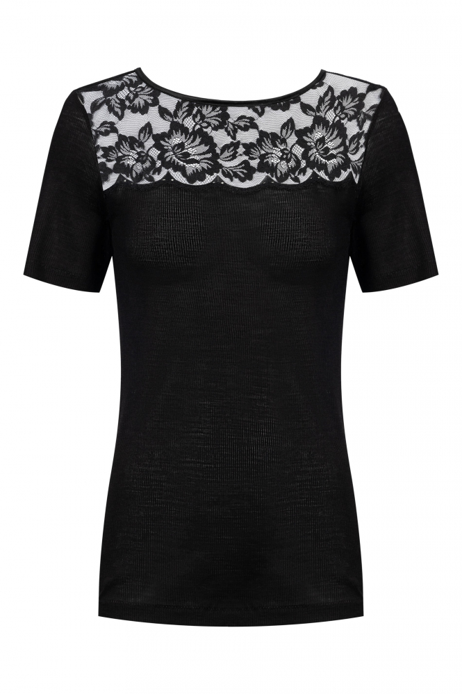 MEY 66014 wool love Onderkleding Zwart