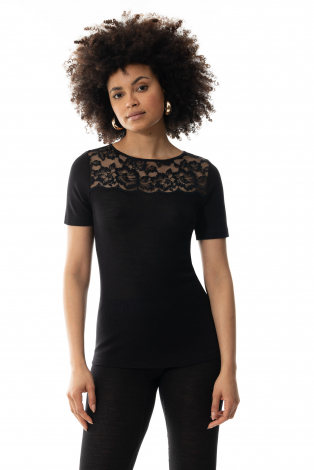 MEY 66014 wool love Zwart