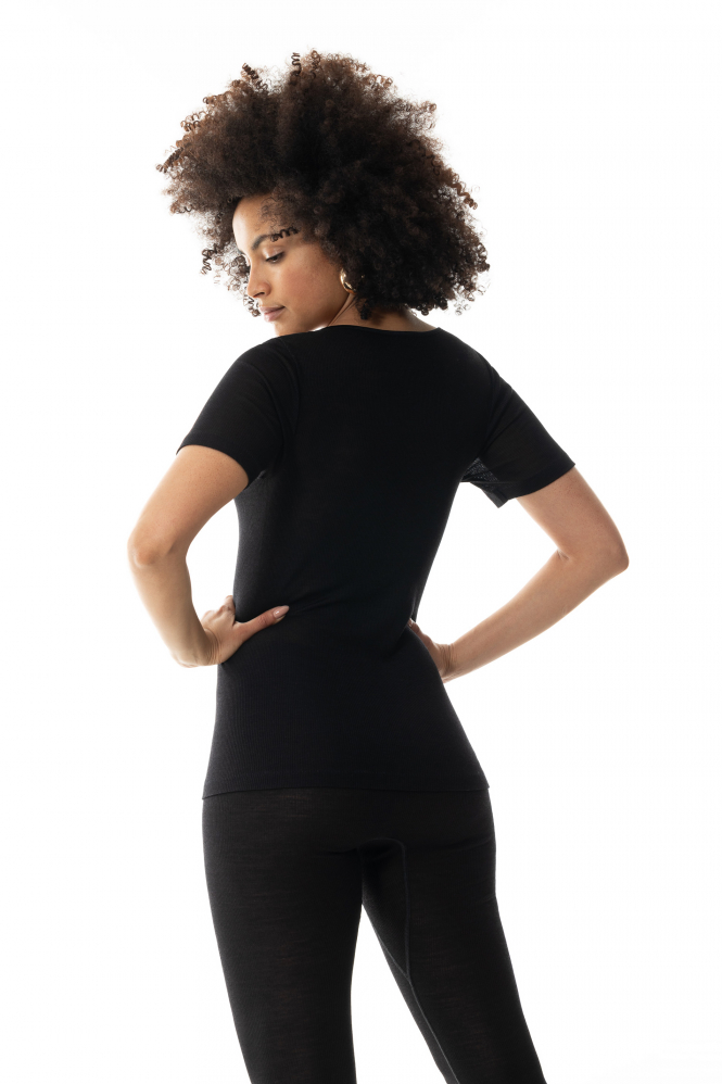 MEY 66014 wool love Onderkleding Zwart