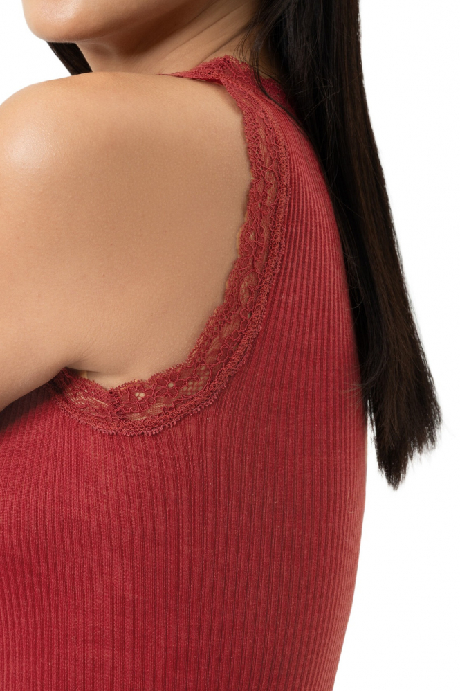 MEY 1110067 wool expressive Onderkleding Rood