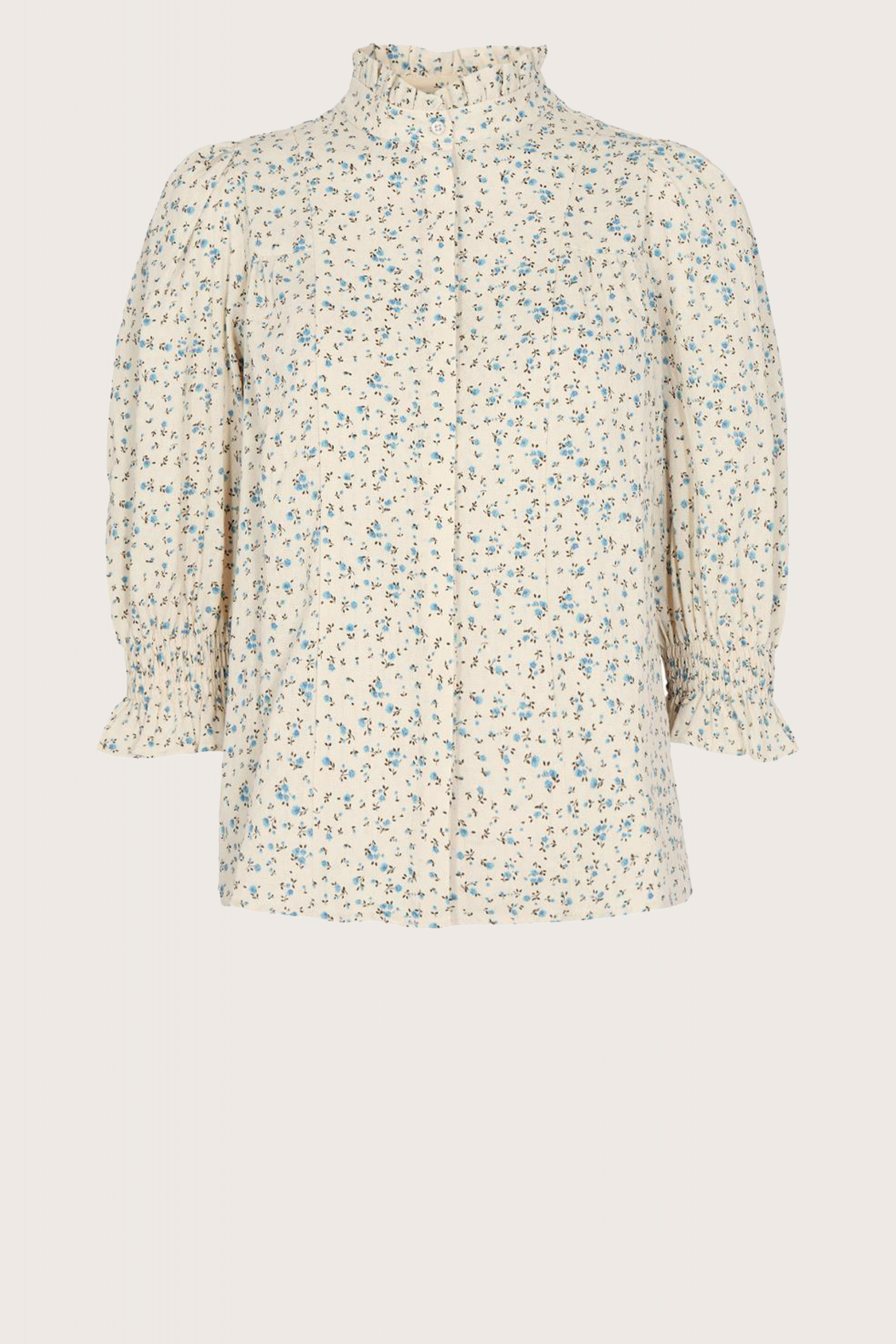 Co'couture petra flower shirt Beige